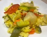Foto del paso 4 de la receta: Arroz con corazón de alcauciles y vegetales ! Un mix de proteínas 💖