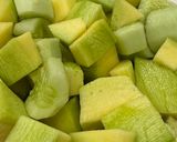 Hình bước làm 3 của món Cơm nhà với cari heo chiên xù, canh lá hẹ đậu hũ ky thịt băm, xoài dưa trộn chua ngọt