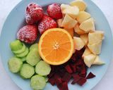 Hình bước làm 1 của món Red smoothie cho bữa sáng❤️❤️❤️