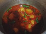 Alu ka pulao with nuggets