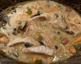 A picture of step 6 of Crockpot Beefy Onion Pork Chops.