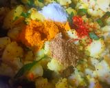 A picture of step 4 of South Indian Thali (Dosa).