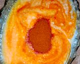 A picture of step 1 of Murgh Mussallim.