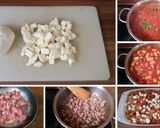 Foto del paso 2 de la receta: Ñoquis con mozzarella y salchicha al horno