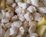 A picture of step 1 of Chicken Karahi.