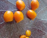 Foto del paso 1 de la receta: Kumquat / quinoto relleno salado