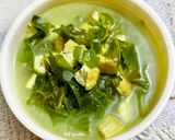 Foto langkah ke 4 dari resep Daun So Tahu Masak Santan.