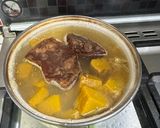 Foto langkah ke 1 dari resep Bubur Singkong Labu Kuning.