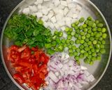 A picture of step 1 of Beetroot Uttapam.