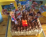 Foto langkah ke 7 dari resep Tiramisu Birthday Cake.