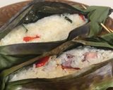 Foto langkah ke 6 dari resep [194] Nasi Bakar Cumi Asin.
