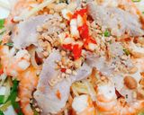 Hình bước làm 3 của món Gỏi đu đủ tôm thịt
