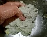 Foto langkah ke 9 dari resep Donat Fiber Creme Bunga Telang.