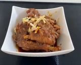 A picture of step 2 of Chicken Hunglay Curry.