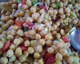 A picture of step 2 of White chana chaat ❤️.