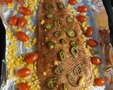 A picture of step 3 of Baked fish veggies.