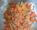 Foto del paso 2 de la receta: Albóndigas de verduras y productos sanos. 🍏🥕🧅🌶