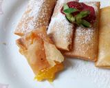 Foto langkah ke 8 dari resep MANGO SPRING ROLL a.k.a LUMPIA MANGGA.