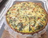 Foto del paso 9 de la receta: Quiche de espinacas y calabaza con base multicereales