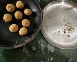 A picture of step 6 of Quinoa Flour Jaggery Ladoos.