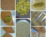 A picture of step 6 of Veg patiala (veg-paneer stuffed papad roll with gravy.).
