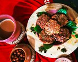 चना बेसन टिकडी(chane besan tikdi recipe in hindi) रेसिपी चरण 7 फोटो