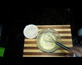 A picture of step 3 of Aloo chilla or Potato Pancake.