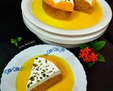 A picture of step 9 of Custard Cake with Mango Milk & Frosting, Eggless.