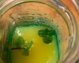 A picture of step 2 of Basanti thandai cocktail.