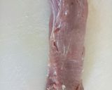 A picture of step 1 of Pork fillet Wellington.