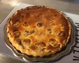 Une image de l'étape 9 de Tarte aux abricots et sirop d'érable (pâte brisée épeautre, lait et noix).