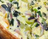 Foto del paso 5 de la receta: QUICHE DE PUERROS MUY CREMOSA 🎊😋😋🎉🤩🫶🏽🎊