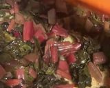 Foto del paso 12 de la receta: Quiche con una base de patata y relleno de acelgas rojas. Vegetariana 🌱