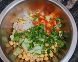 A picture of step 3 of Roasted Chana Chaat.