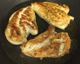 A picture of step 2 of Cream of Mushroom Chicken and Rice.