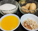 A picture of step 1 of Potato halwa.