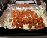 A picture of step 3 of Vickys Chorizo and Sweet Potato Hash, GF DF EF SF NF.