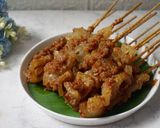 Foto langkah ke 5 dari resep Sate kikil bumbu kacang.