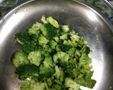 A picture of step 3 of Power packed broccoli mushroom salad.