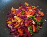 A picture of step 1 of Rainbow Cauliflower.