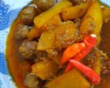 Foto langkah ke 7 dari resep Bistik bola bola daging sapi.