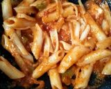 A picture of step 8 of Pasta arrabiata / red sauce.