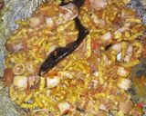 Foto langkah ke 5 dari resep Cumi Asin Betelur Tempe Sambalado.