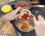 Foto del paso 5 de la receta: Huevos rellenos de atún fáciles