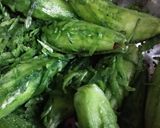 A picture of step 1 of Bitter guard vegetables.