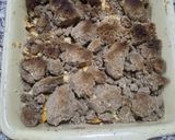 Une image de l'étape 5 de Crumble aux potiron et cacao.