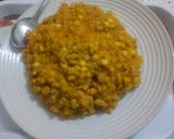 A picture of step 7 of Beans with corn/maize(Adalu).