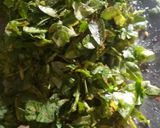 A picture of step 2 of Methi Paratha.