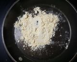 A picture of step 1 of Chickpea flour porridge/besan ka halwa 🥣.