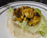 Foto del paso 6 de la receta: Wrap🌯🍆 de salteado de coliflor, berenjena y maíz🌽 tierno🥙🌯